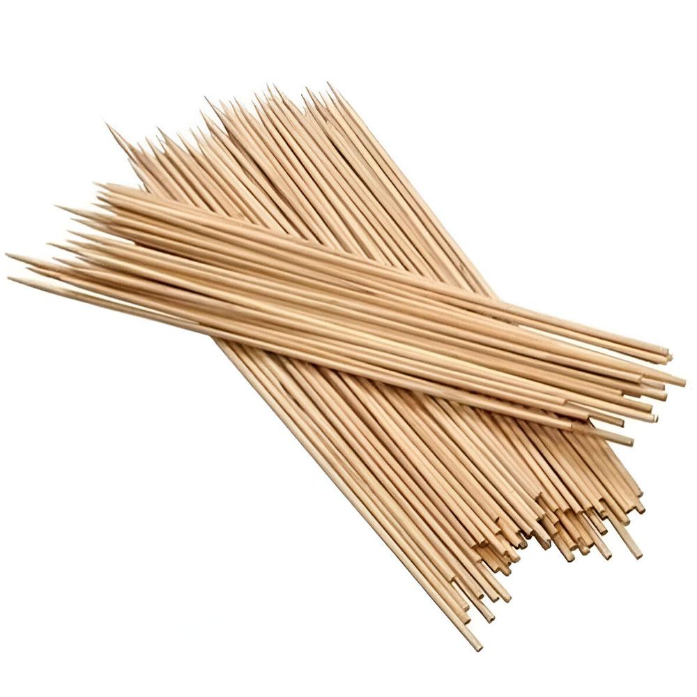 Foto 2 de Palito espeto de churrasco bambu c/ 50 unidades theoto