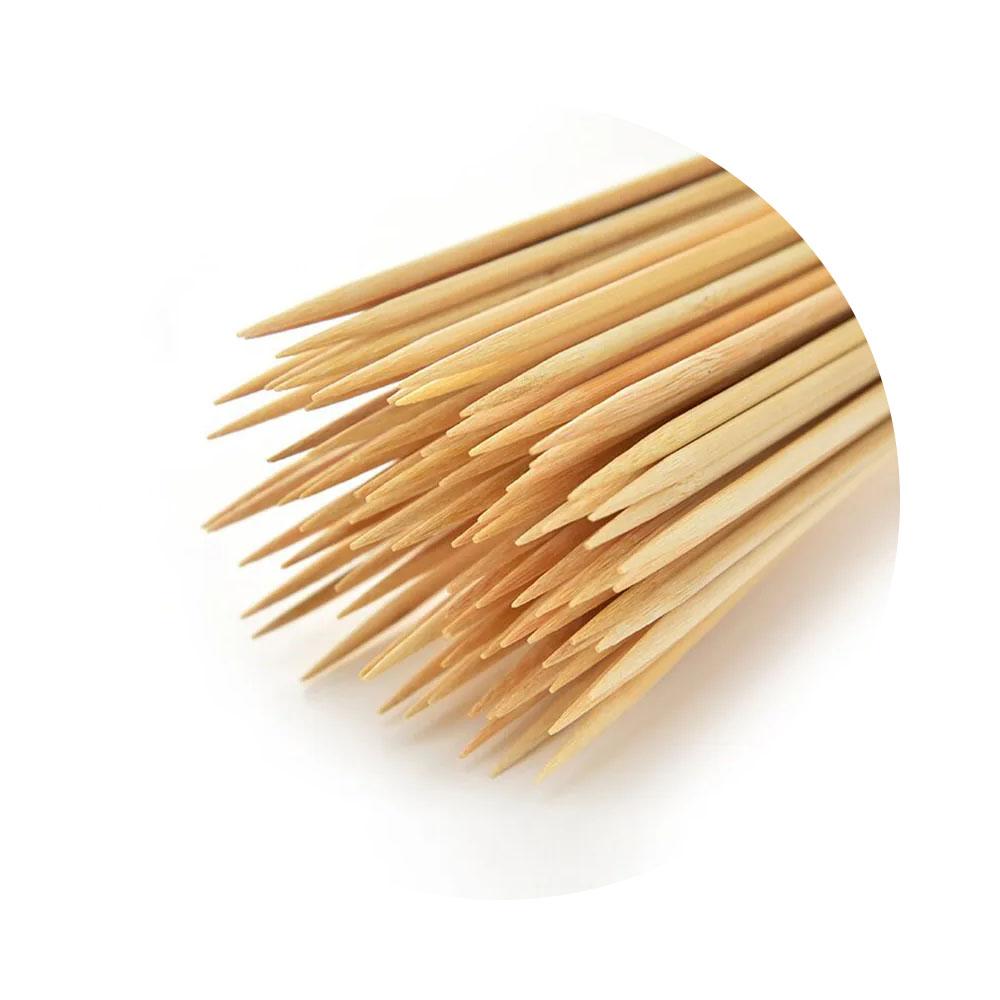 Foto 3 de Palito espeto de churrasco bambu c/ 50 unidades theoto