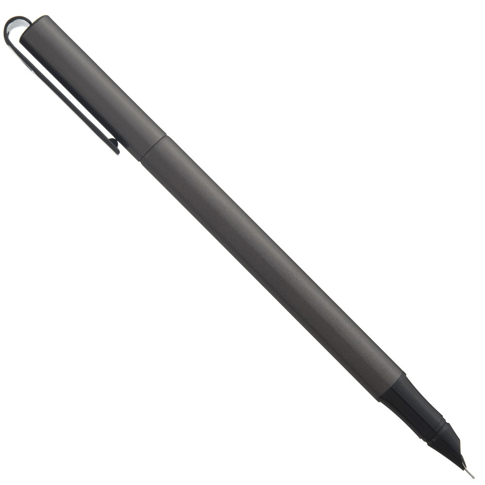 Foto 2 de Caneta crown tinteiro metal geek grafite tinta azul