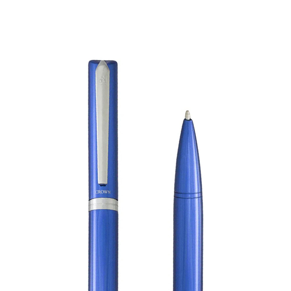 Foto 3 de Caneta crown esferográfica platinum azul tinta azul