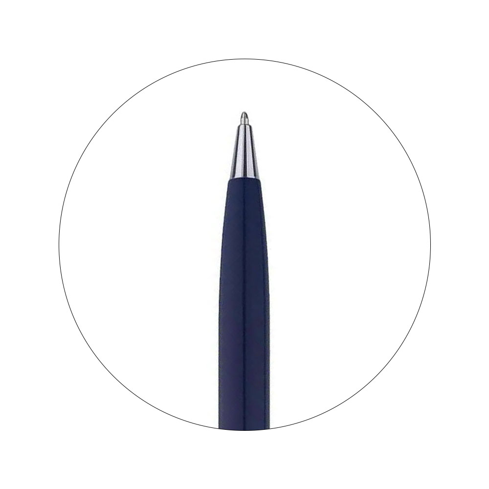 Foto 2 de Caneta crown esferográfica metal barcelona azul tinta azul