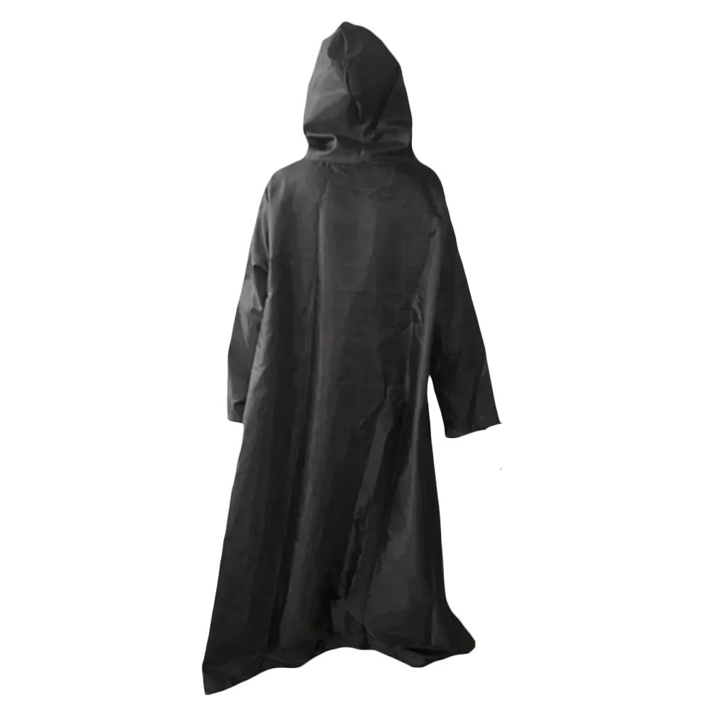 Foto 2 de Tunica do pânico adulto preto halloween fantasia