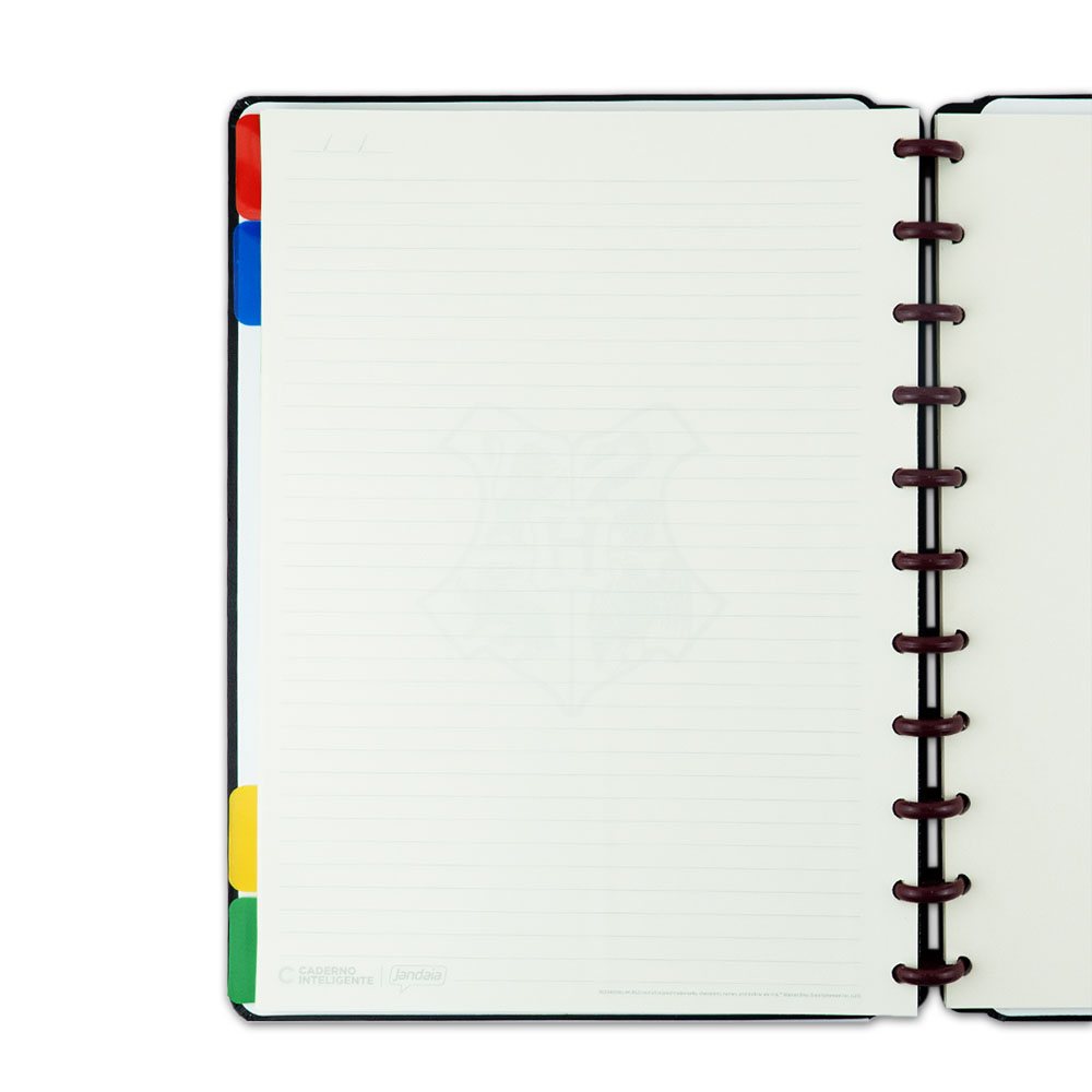 Foto 2 de Caderno inteligente harry potter preto grande 80 folhas