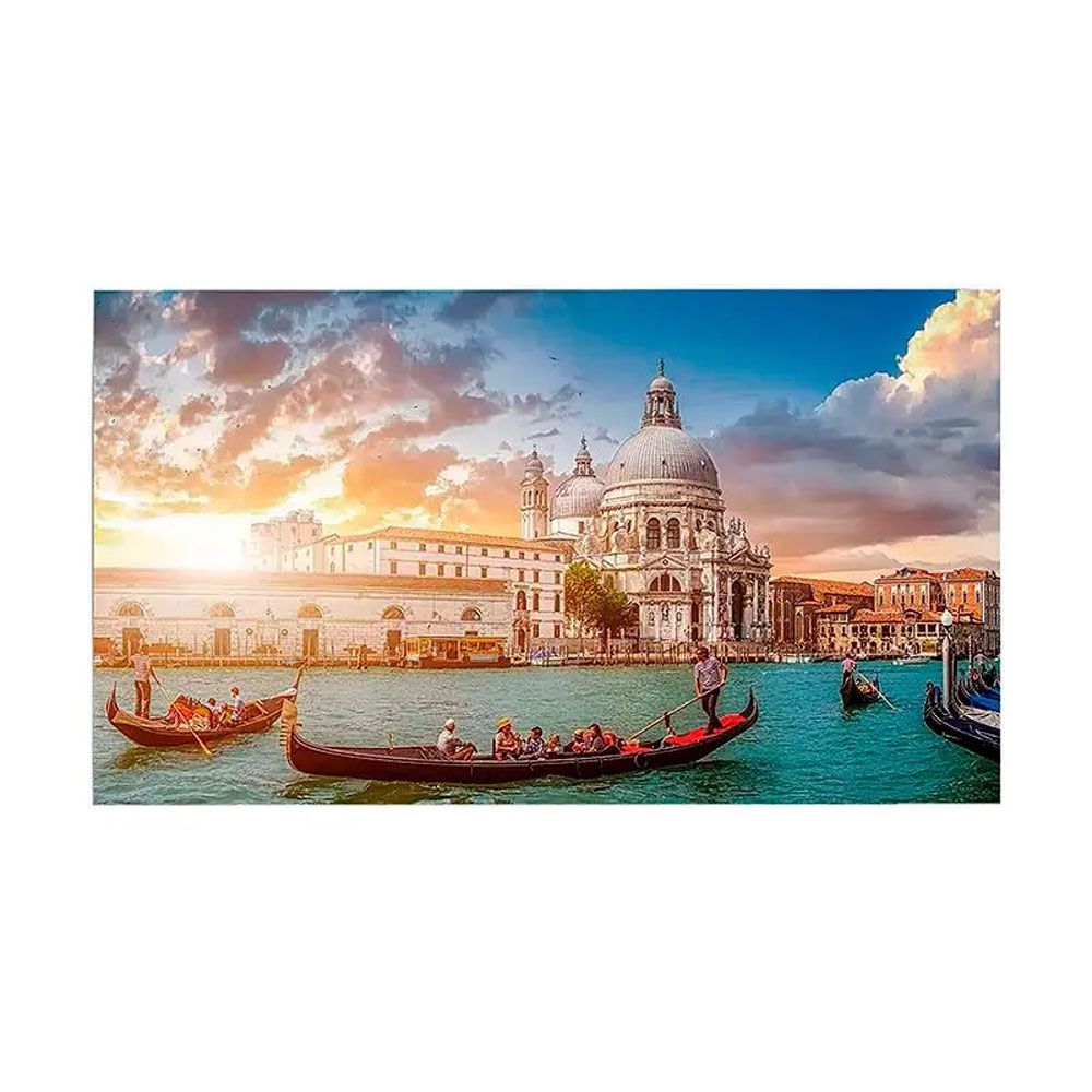Foto 2 de Quebra cabeça 60x40cm puzzle 500 peças veneza nig