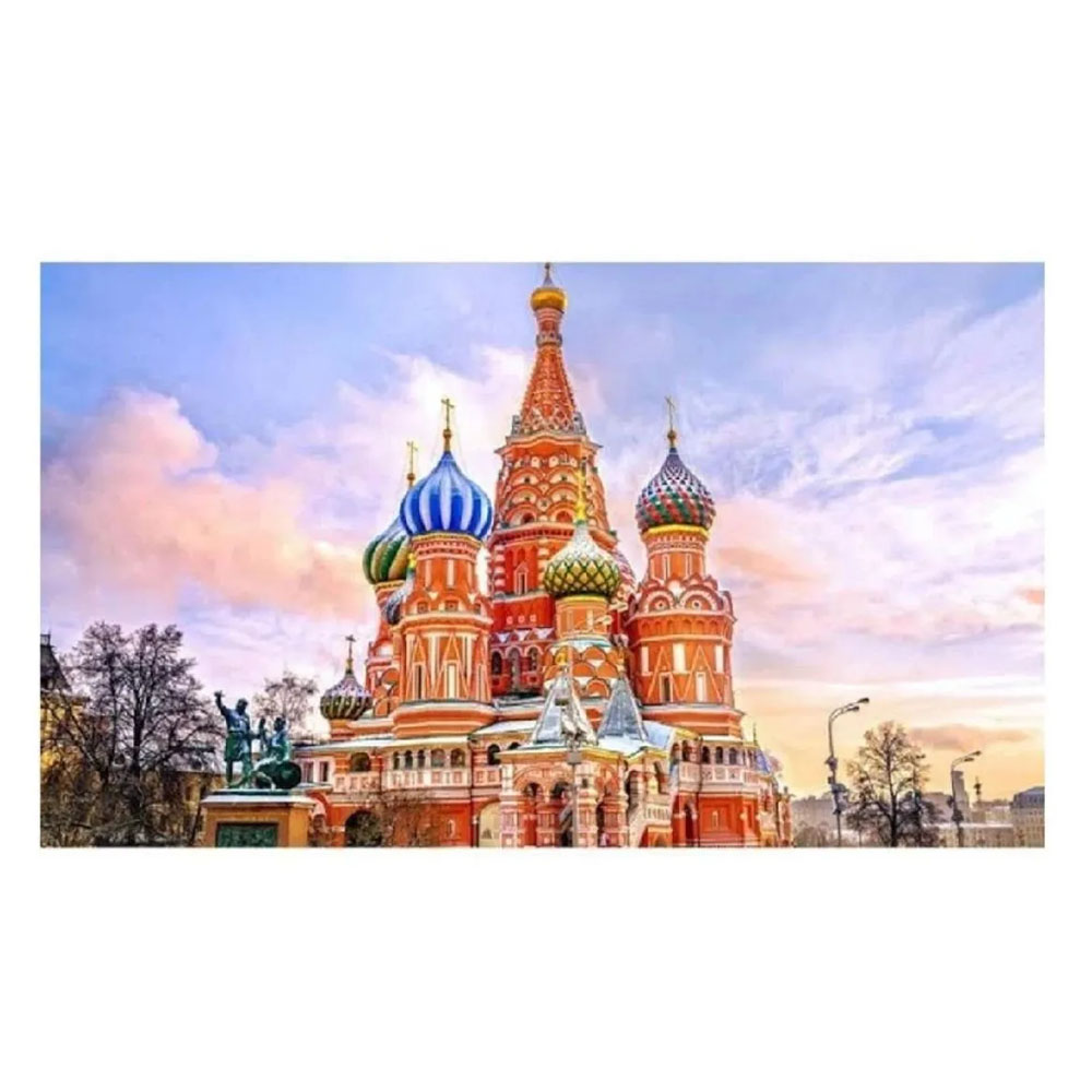Foto 3 de Quebra cabeça 60x40cm puzzle 500 peças moscou nig