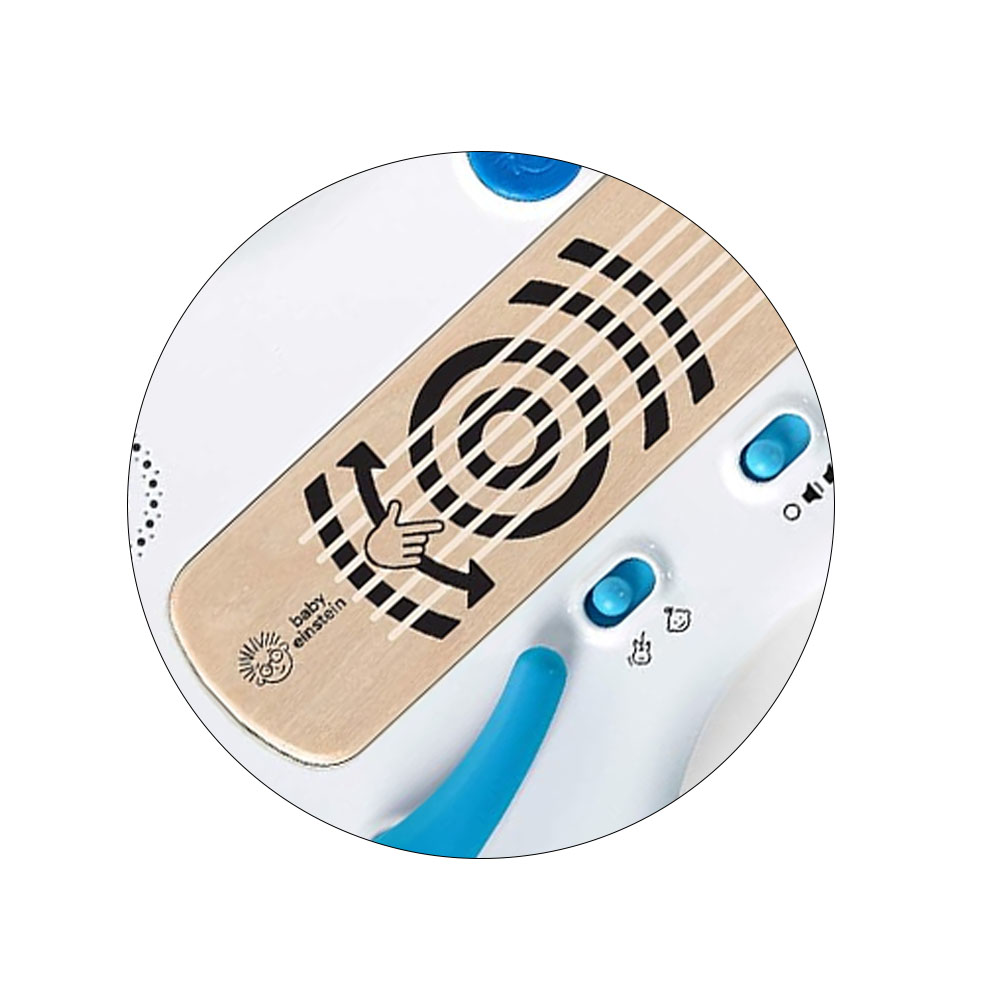Foto 3 de Guitarra musical infantil touch baby einsten em madeira hape