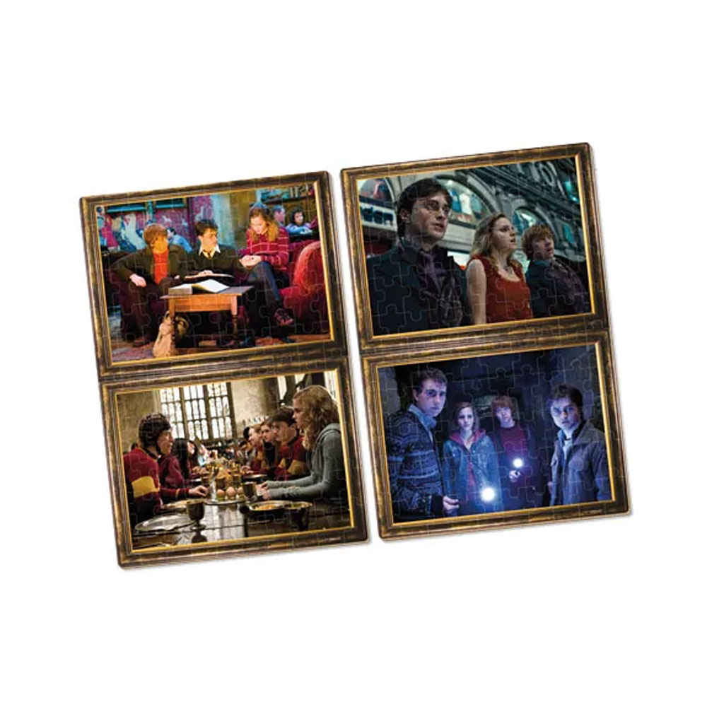 Foto 2 de Quebra cabeças 4 cenas harry potter 400pçs xalingo