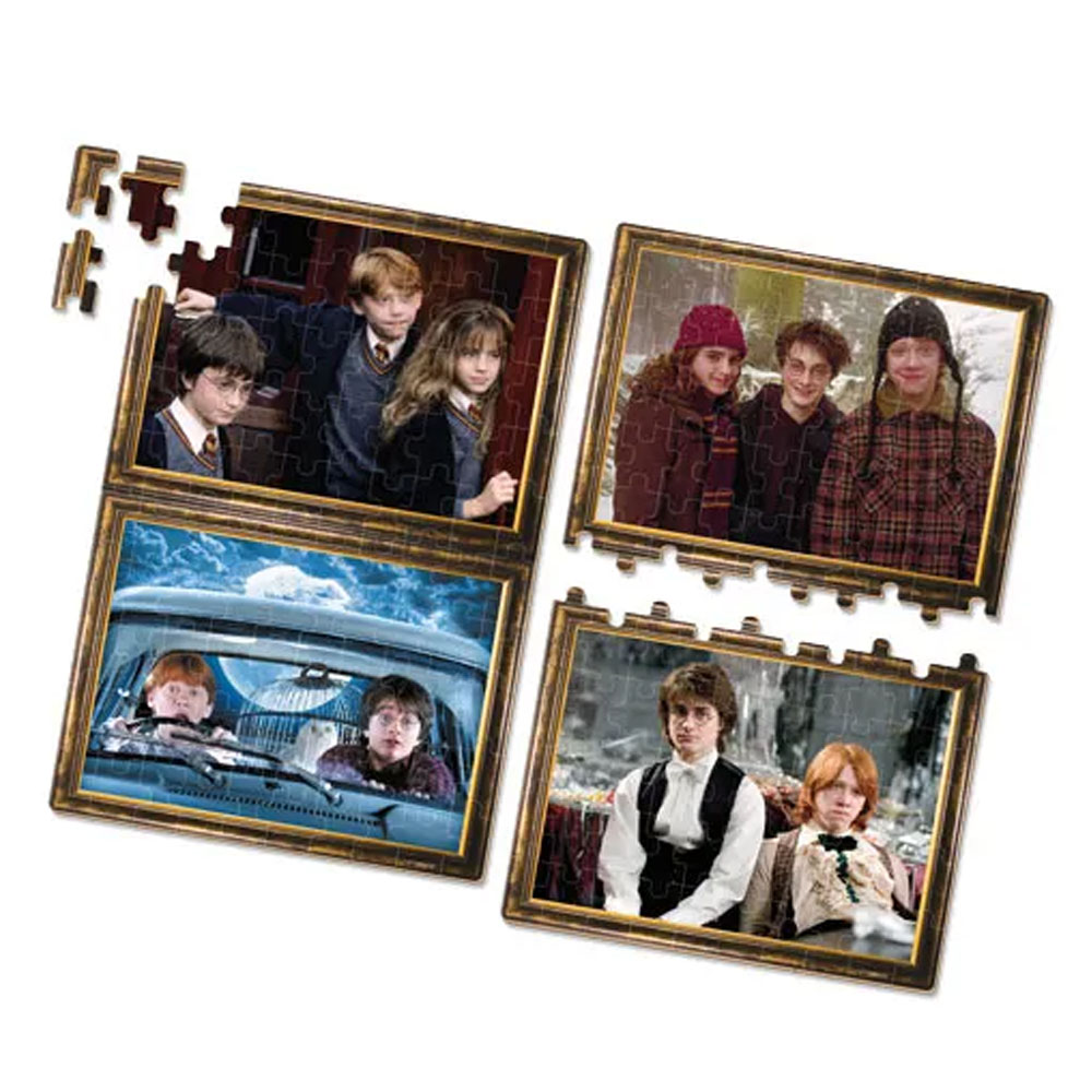 Foto 3 de Quebra cabeças 4 cenas harry potter 400pçs xalingo