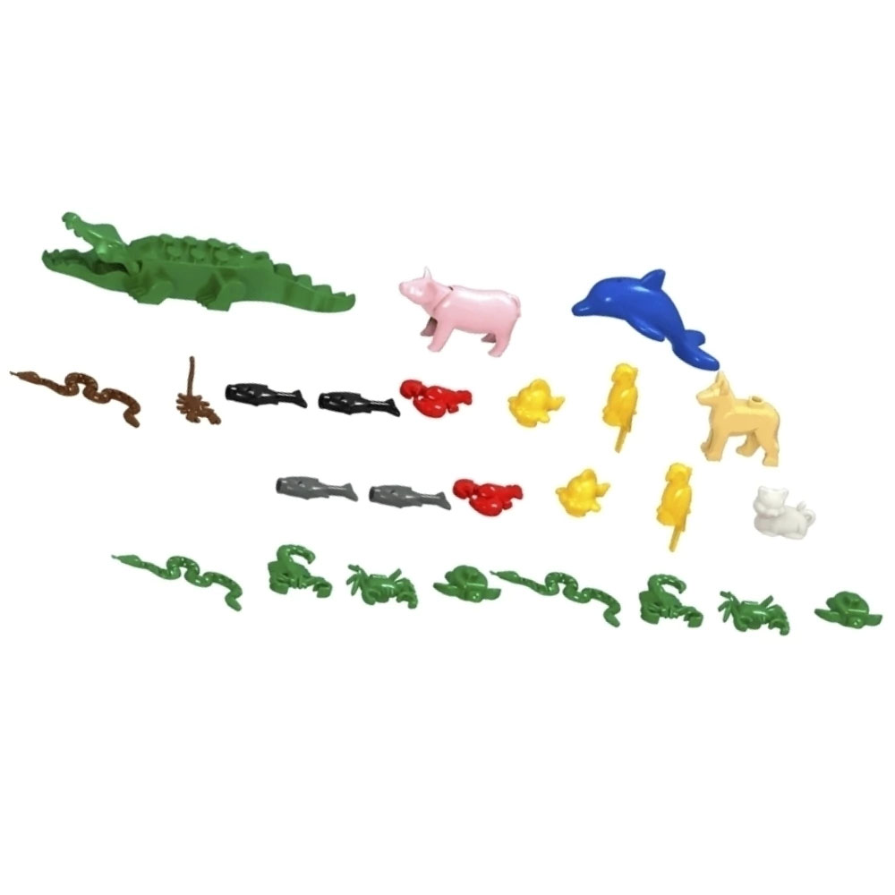 Foto 2 de Bloco de montar criativo mini animais 25 peças xalingo