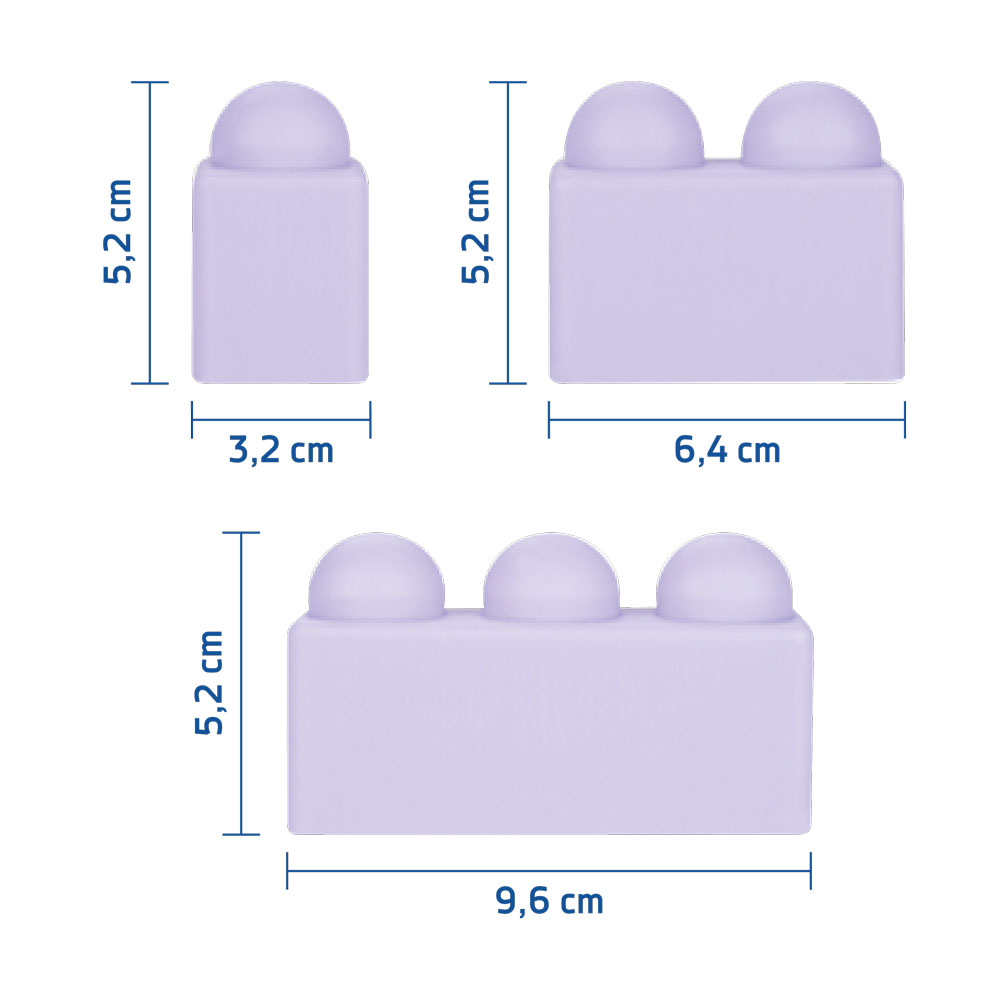 Foto 2 de Blocos de monta super soft 30 peças xalingo