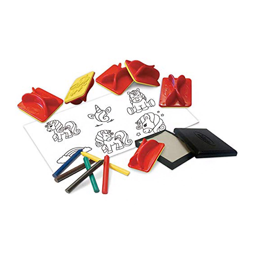 Foto 2 de Carimbos unicórnio com 6 peças xalingo