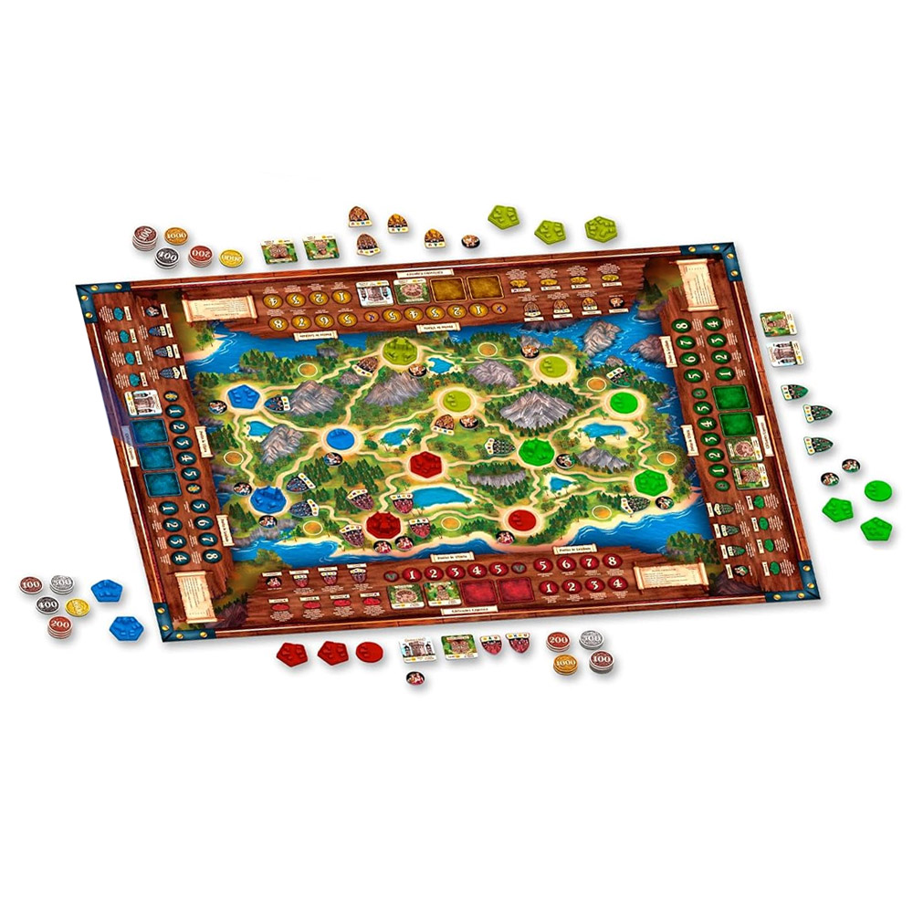 Foto 2 de Jogo de tabuleiro era das nações 120 peças xalingo