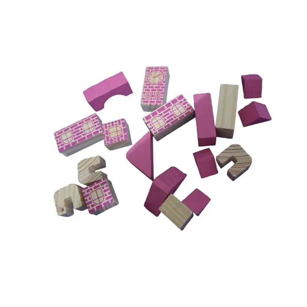 Foto 3 de Brincando de engenheiro pink 20 peças xalingo 54676