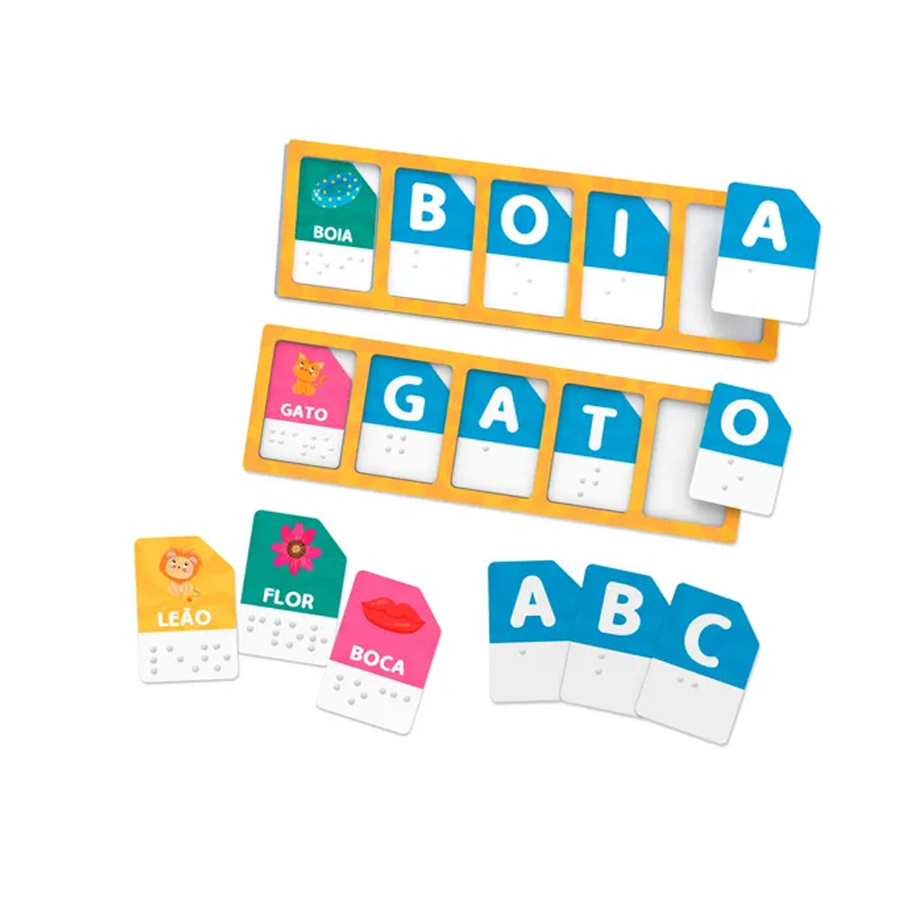 Foto 3 de Quebra cabeça de encaixe aprendendo braille xalingo