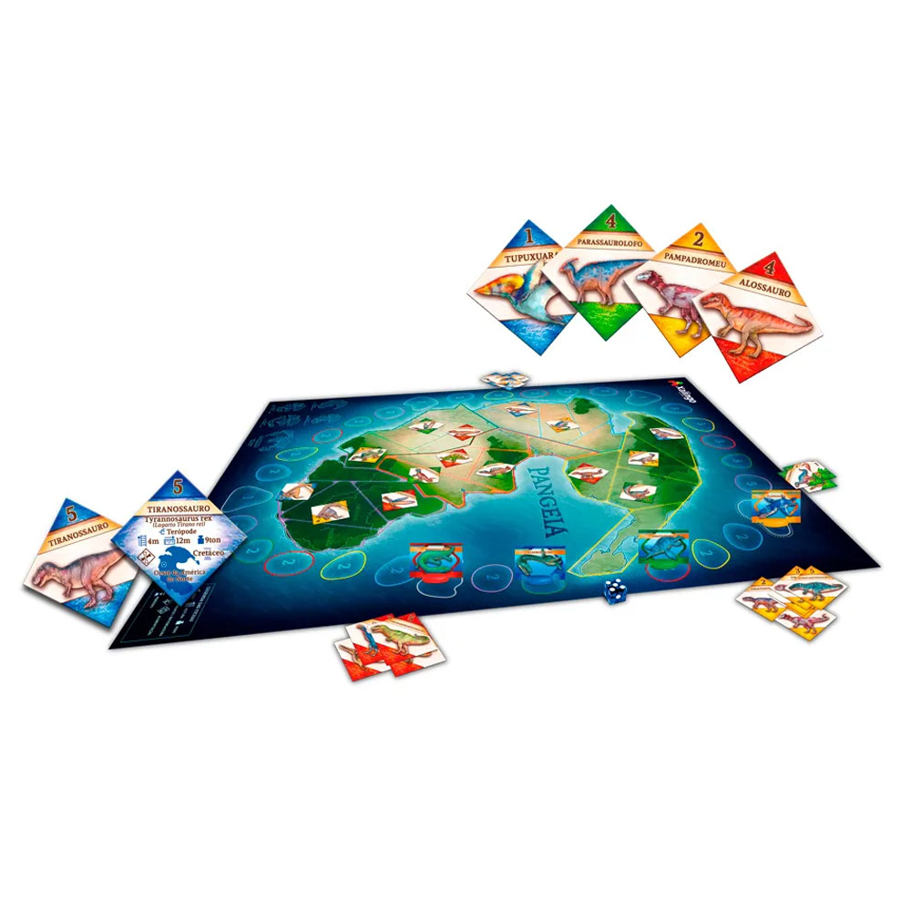 Foto 3 de Jogo de tabuleiro pangéia 55 peças xalingo