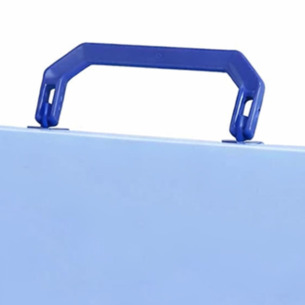 Foto 2 de Pasta maleta ofício tons pastel azul 1 unidade acp