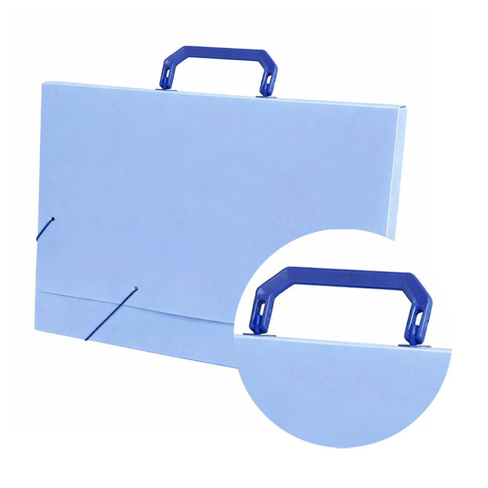 Foto 3 de Pasta maleta ofício tons pastel azul 1 unidade acp