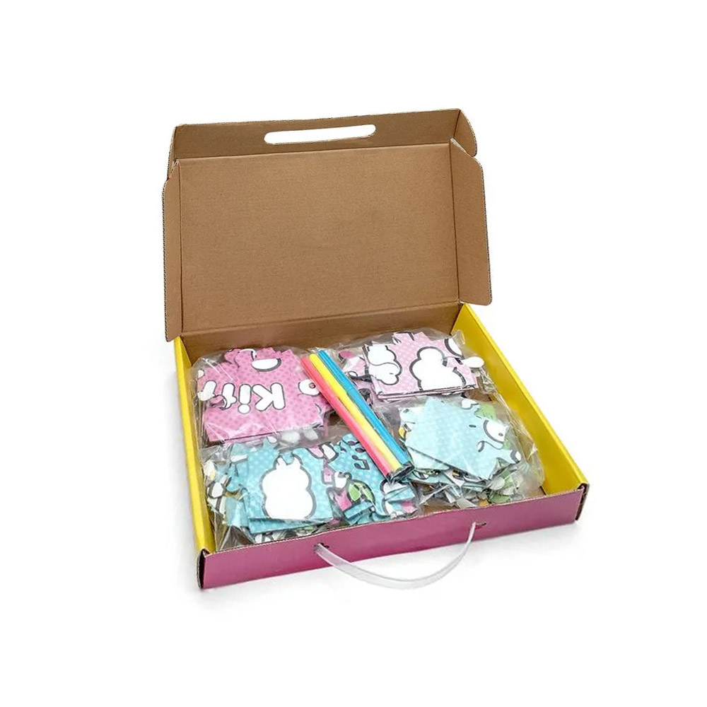 Foto 2 de Quebra cabeça 4 em 1 hello kitty 72 peças 3 hidrocor leo&leo