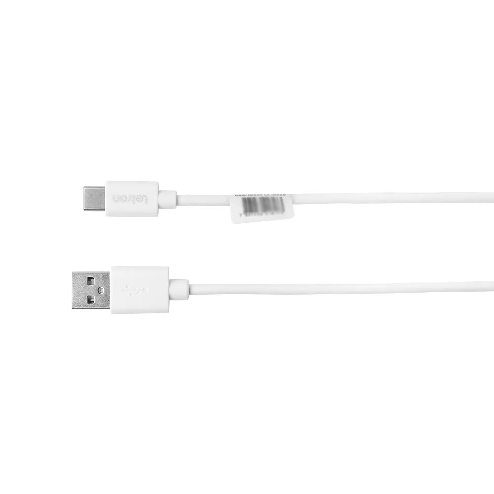 Foto 3 de Cabo usb tipo c 18w 1 metro flexível branco letron