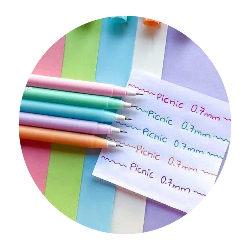 Foto 2 de Caneta esferográfica colorida 0.7 sortida picnic leoarte