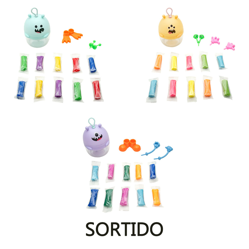 Foto 2 de Massinha de modelar galáxia alienígena 70g sortido leonora