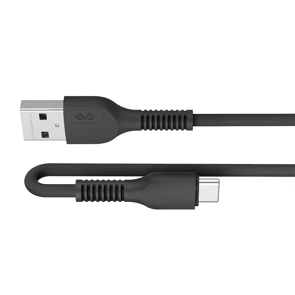 Foto 3 de Cabo usb tipo c 2 metros flexível 18w preto letron