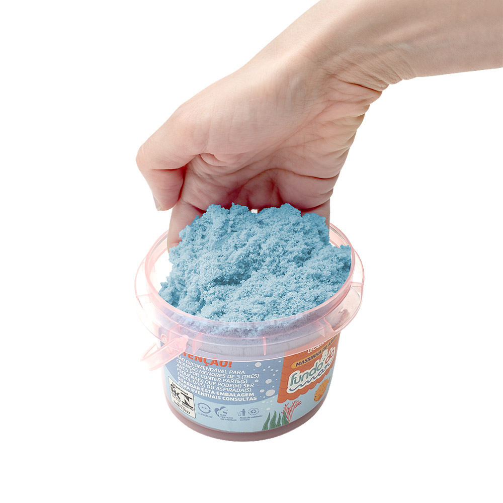 Foto 3 de Kit massinha de areia fundo do mar 300g leo&leo