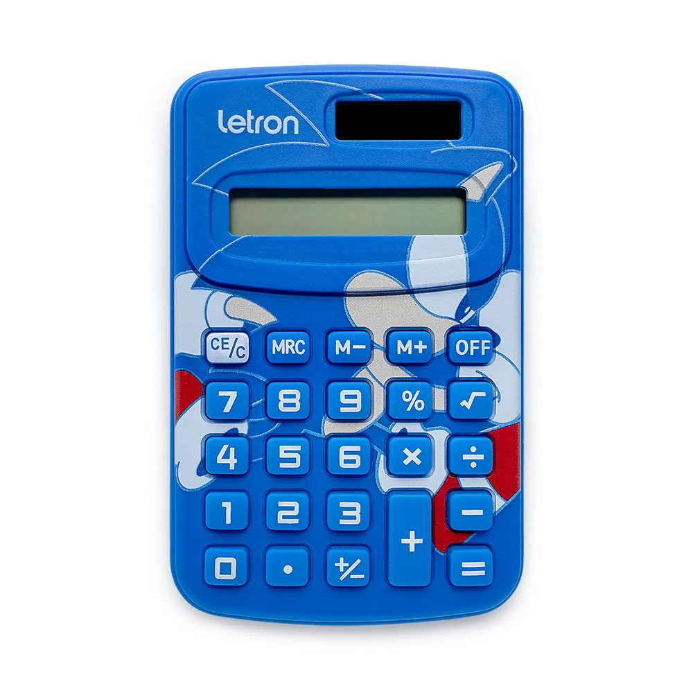 Foto 3 de Calculadora 8 dígitos energia solar c/ adesivos sonic letron