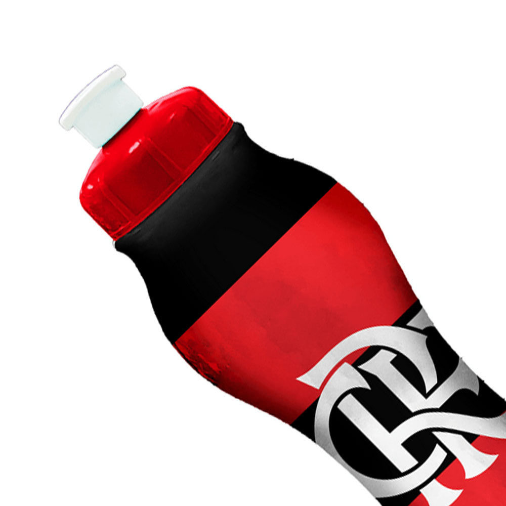 Foto 2 de Garrafa plastico sleeve 450 ml flamento listras