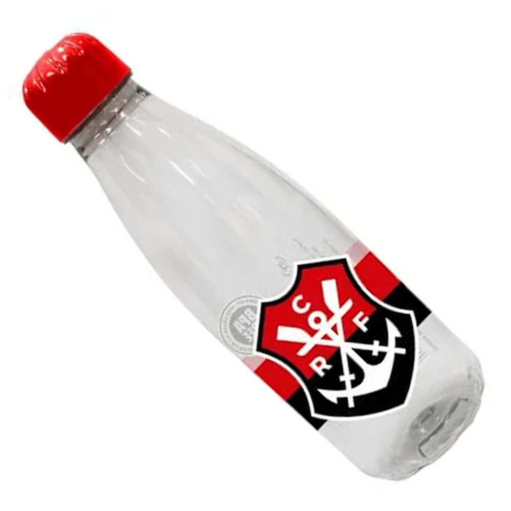 Foto 3 de Garrafa plastico 600ml flamengo transparente