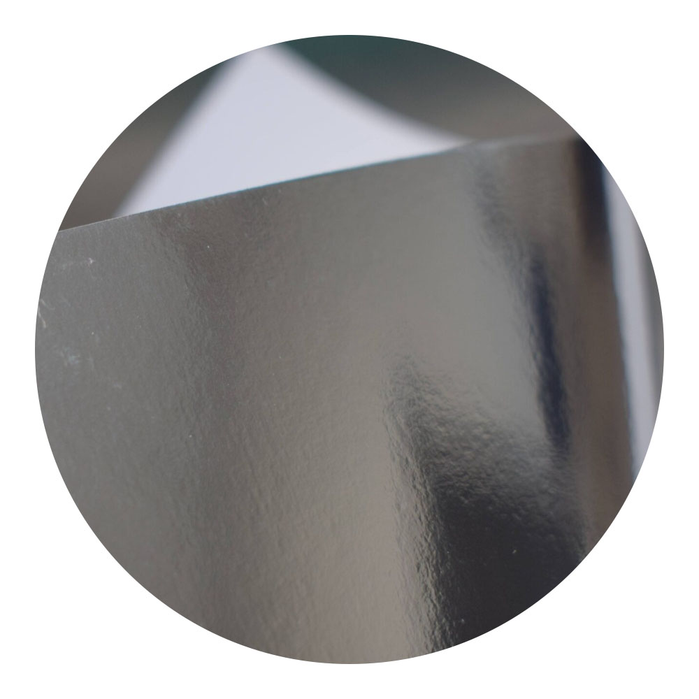 Foto 3 de Papel cartolina laminado 20 unidades prata cromus