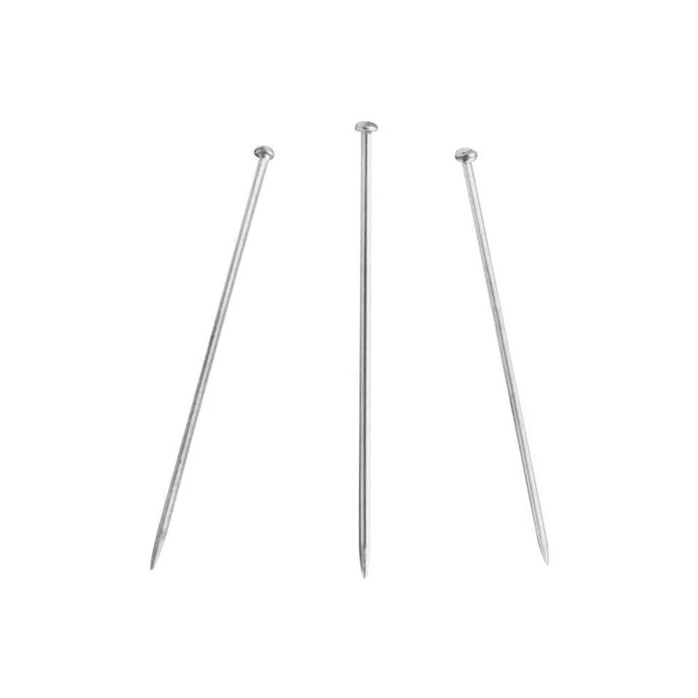 Foto 2 de Alfinete p/ costura niquelado nº29 c/ 25grs bacchi