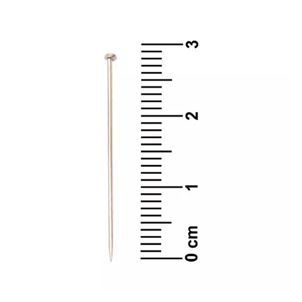 Foto 3 de Alfinete p/ costura niquelado nº29 c/ 25grs bacchi