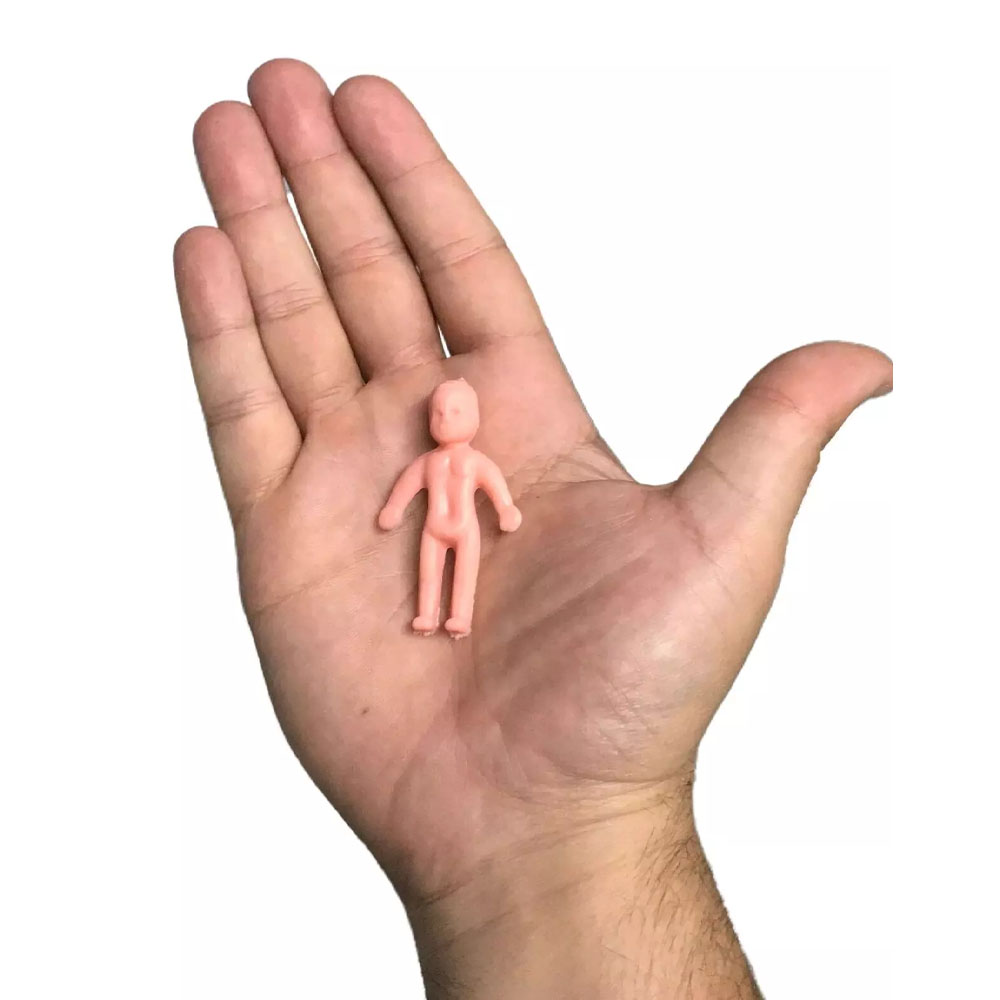 Foto 3 de Mini boneco para maquete de plástico pacote com 10 unidades