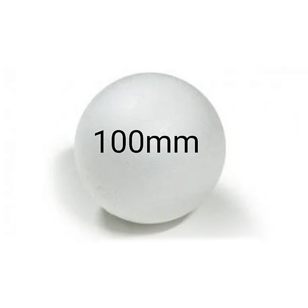 Foto 2 de Bolas de isopor 10cm pacote com 10 unidades styroform