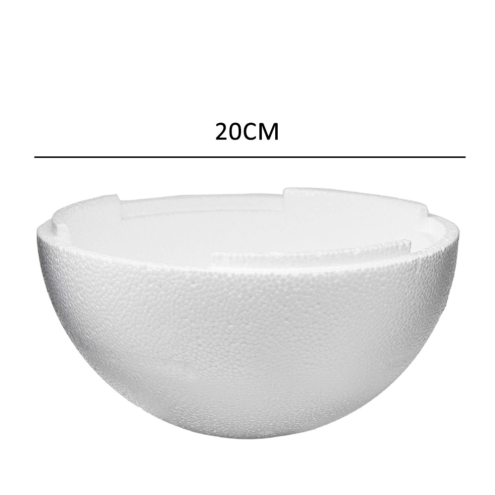 Foto 3 de Bolas de isopor 20cm pacote 03 unidades styroform