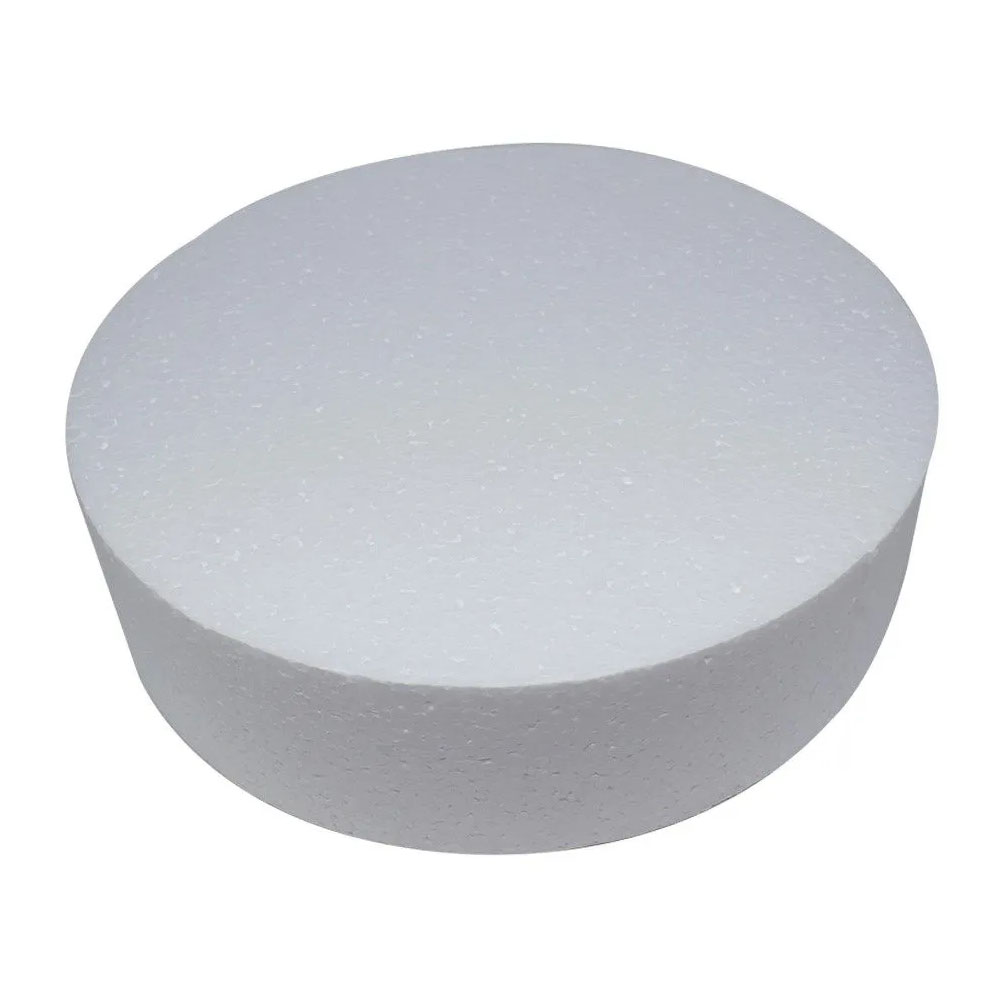 Foto 3 de Base para bolo falso isopor redondo 300x080mm 1und styroform