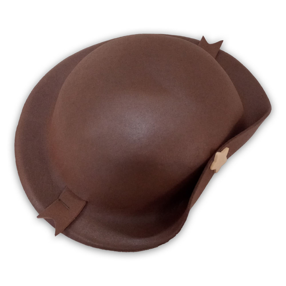 Foto 2 de Chapéu cangaceiro eva de luxo marrom adulto unissex