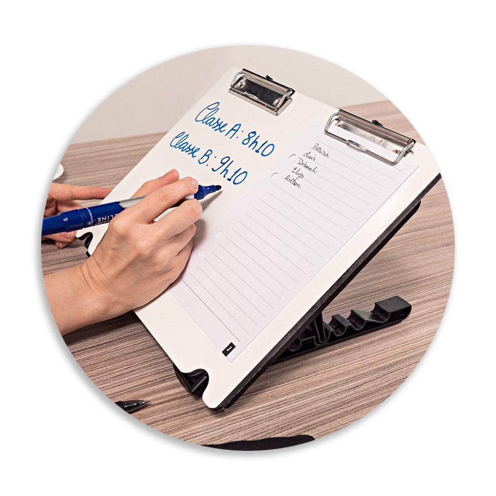 Foto 2 de Prancheta articulável para desenho a4 branca stalo