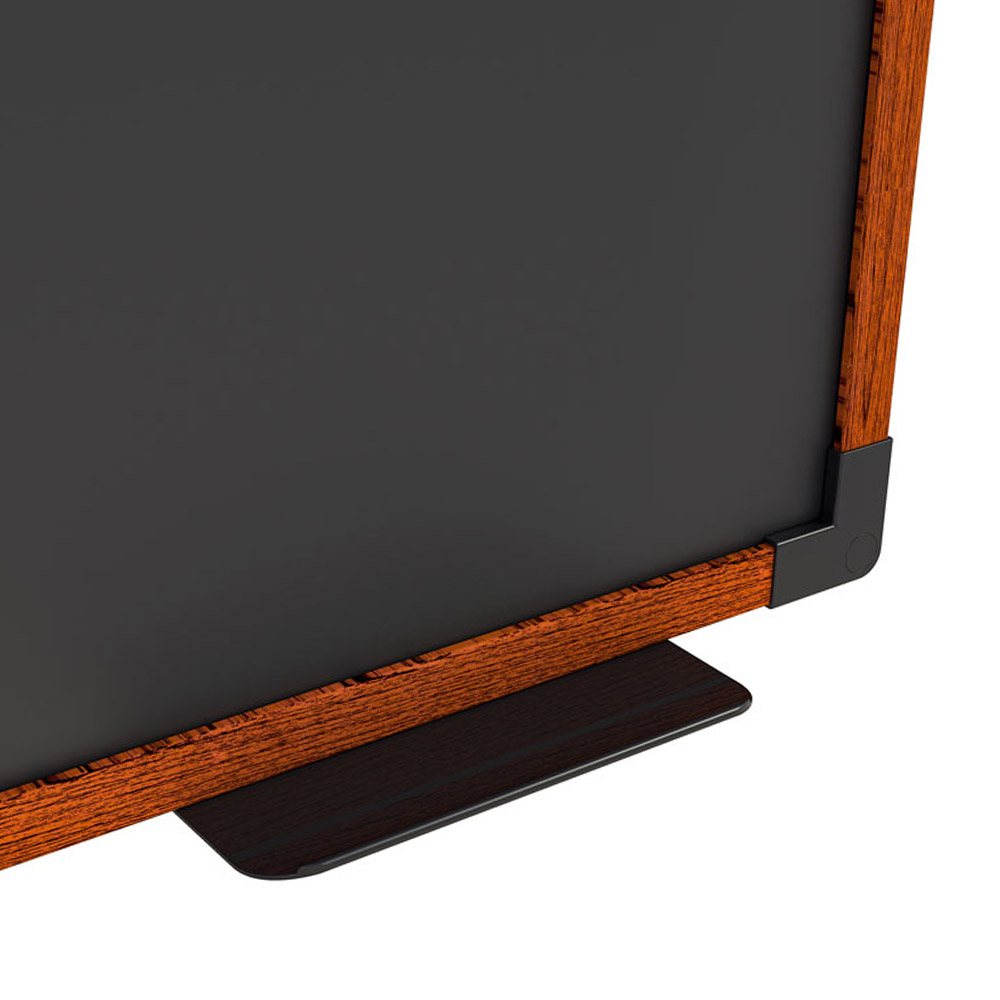 Foto 3 de Quadro preto para giz 100x70cm uv mogno soft mdf stalo