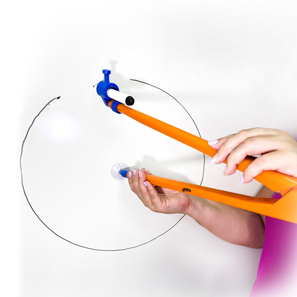 Foto 3 de Compasso 2 em 1 para quadro branco e diversos stalo