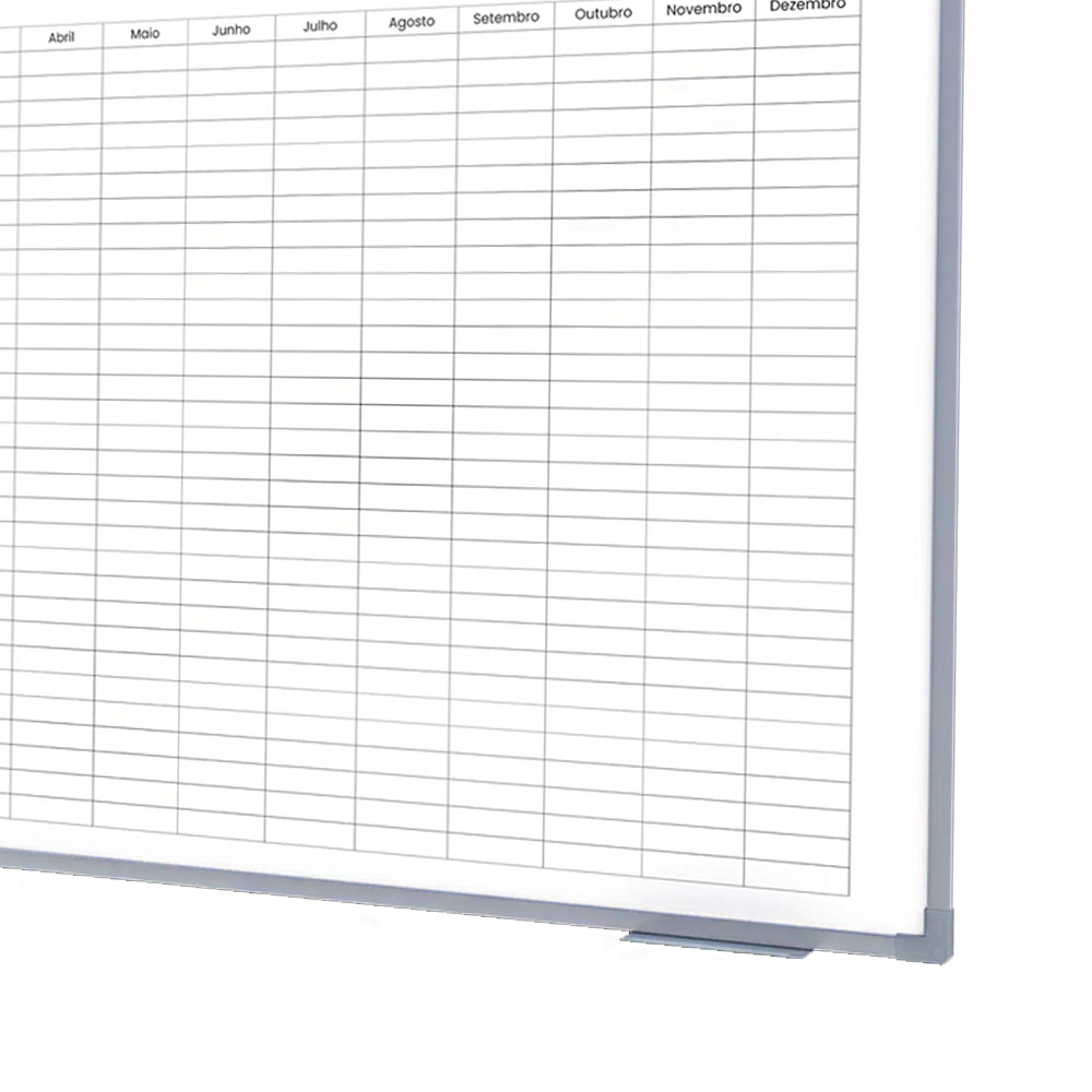 Foto 3 de Planner planejamento anual mdf alumínio soft 120x90cm stalo