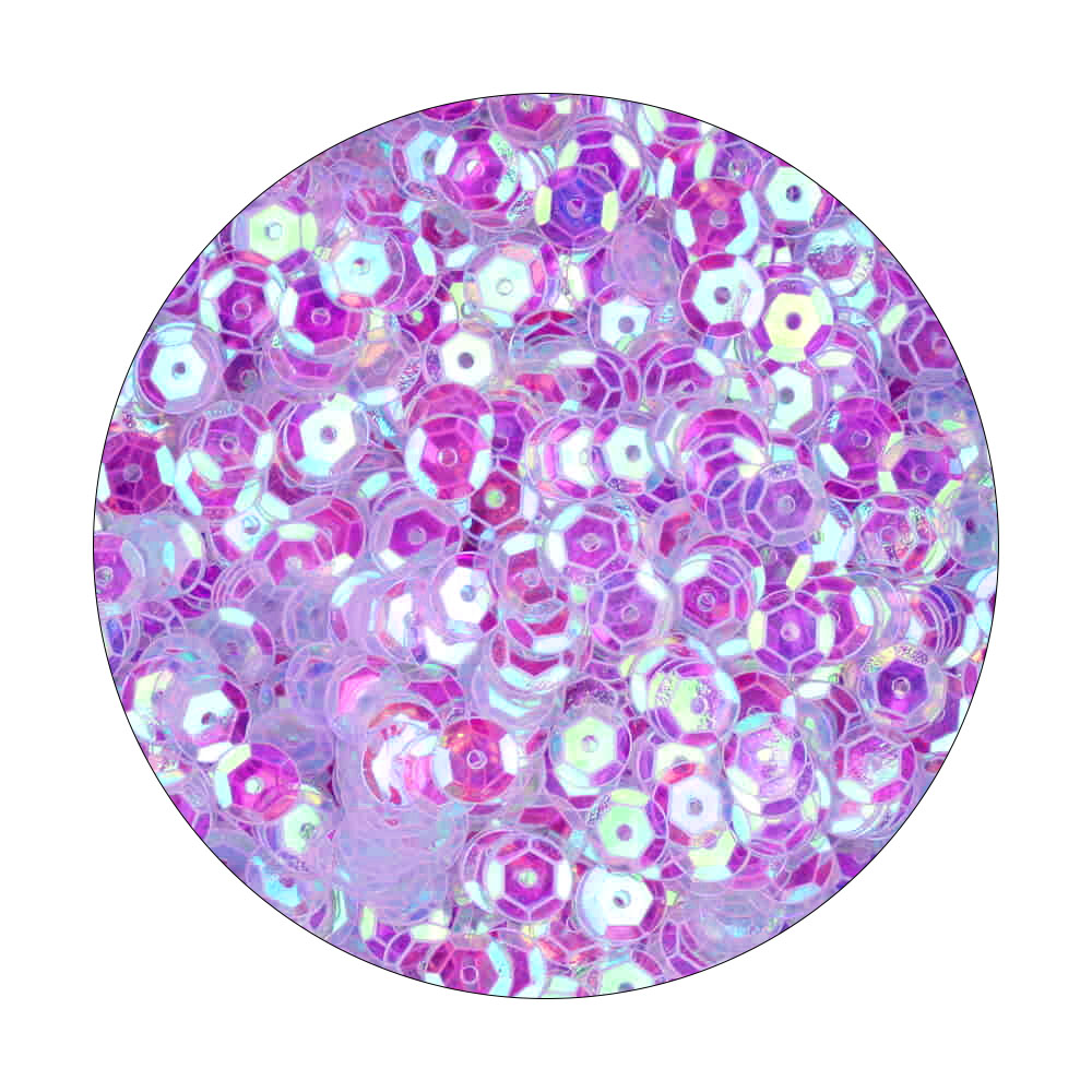 Foto 2 de Lantejoula holográfica 8mm iris pink 1000 unidades iantecor