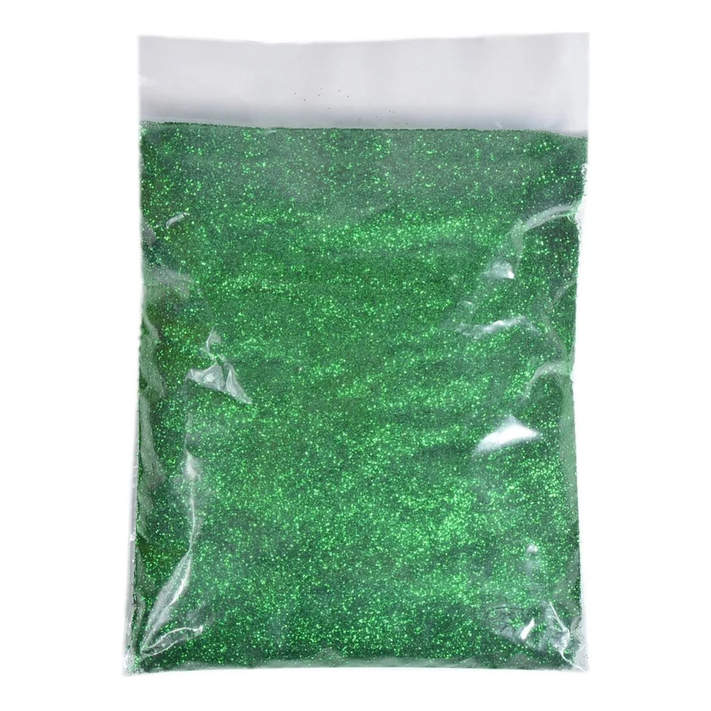 Foto 2 de Glitter pct 500gr verde bandeira 140