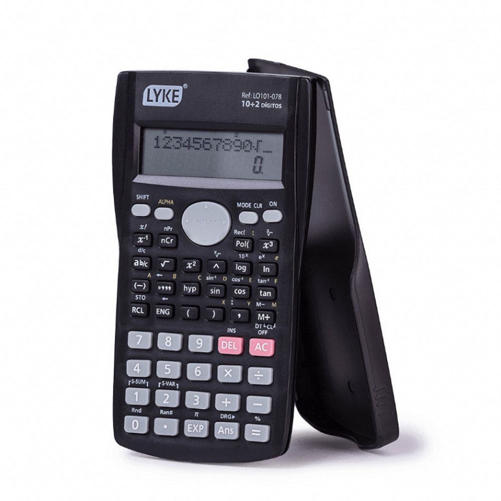Foto 2 de Calculadora cientifica 240 funções c/ capa lyke