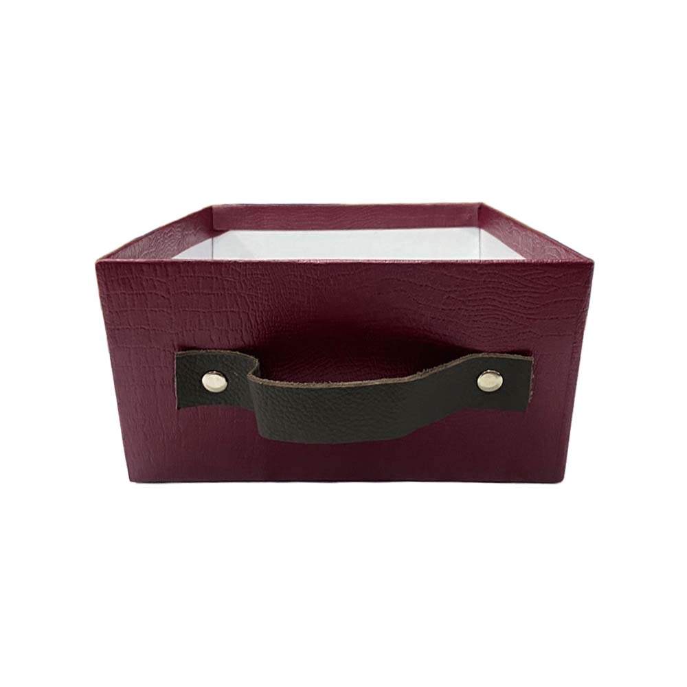 Foto 2 de Cesta p/ presente 19x38x10cm 1und marrom arte reale