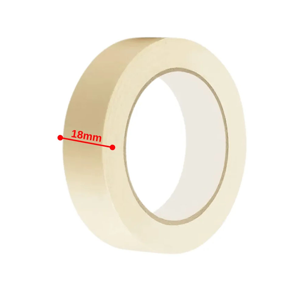 Foto 3 de Fita crepe branca 18mmx40mt pacote com 8 unidades adelbras