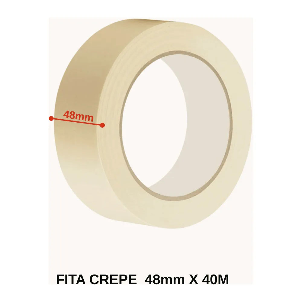 Foto 2 de Fita crepe 48x40 sulamericana avulso