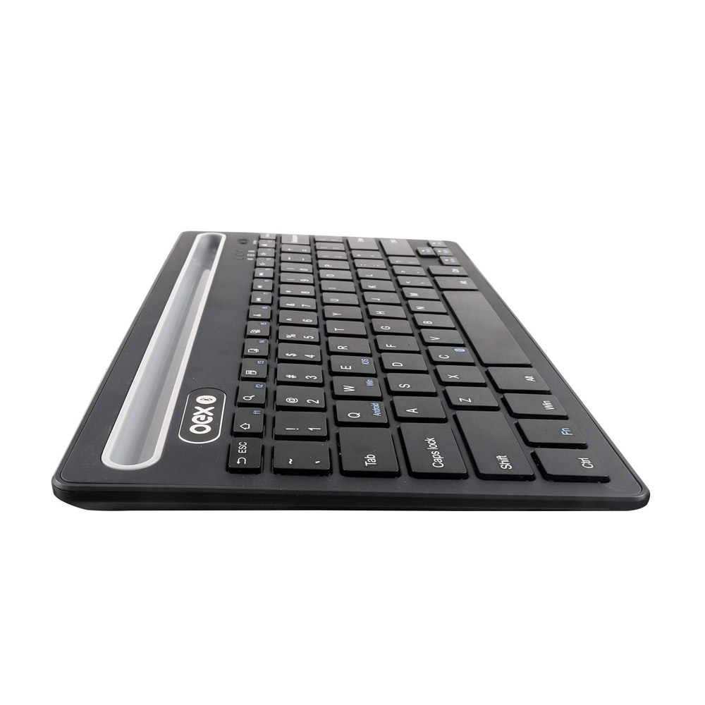 Foto 3 de Teclado bluetooth class plus p/ tablet smartphone tc 502 oex