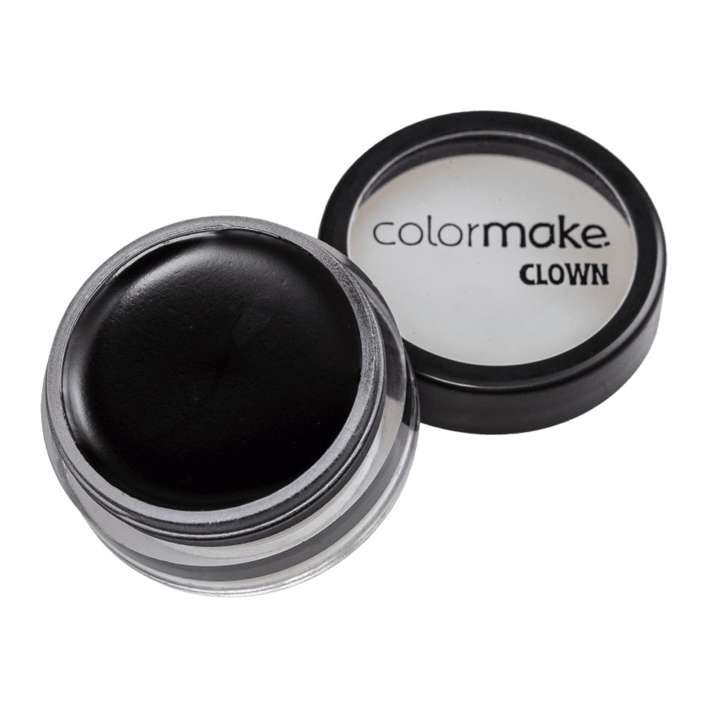 Foto 2 de Tinta cremosa facial mini clown 8g preto colormake
